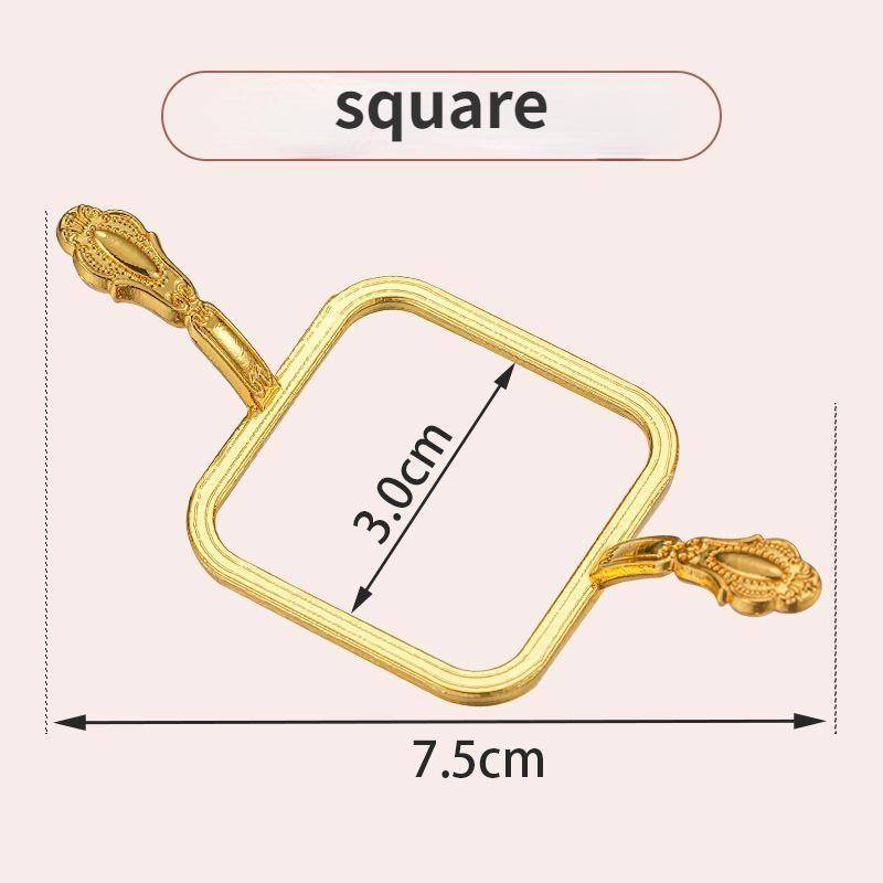 Lackwachsform, Hardware-Muster, Kreisform, Lacksiegel-Stempel- und Formgerät, Metallwachs-Siegelform square von Joom DACH
