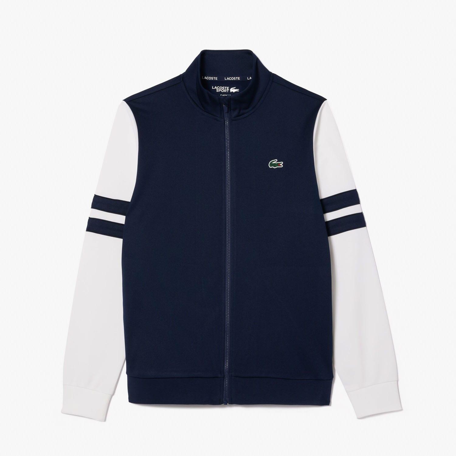 Lacoste Herren Zip Interlock Stretch Trainingsjacke M grau/dunkelblau Lacoste Herren Zip Interlock Stretch Trainingsjacke M grau/dunkelblau von Joom DACH