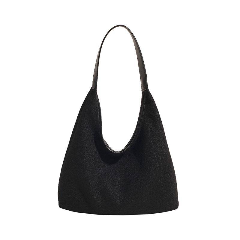 Lässige Handtasche mit großem Fassungsvermögen für Damen, neue modische vielseitige Umhängetasche schwarz von Joom DACH