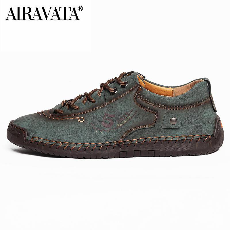 Lässige Turnschuhe, Lederschuhe, Herren-Loafer, heißer Verkauf, Mokassins, Werkzeugschuh 43 grün von Joom DACH