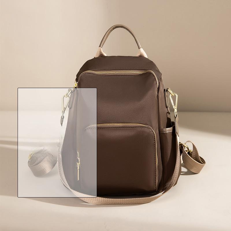 Lässiger Oxford-Stoffrucksack mit großer Kapazität für Damen im Frühling und Sommer, Mehrzweck-Pendlerrucksack, Reisetasche von Joom DACH