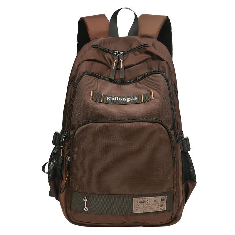 Lässiger Sportrucksack, Leichtgewichtige Reisetasche mit großem Fassungsvermögen, Paarrucksack für Männer und Frauen, Schultasche für Studenten, Computertasche braun von Joom DACH