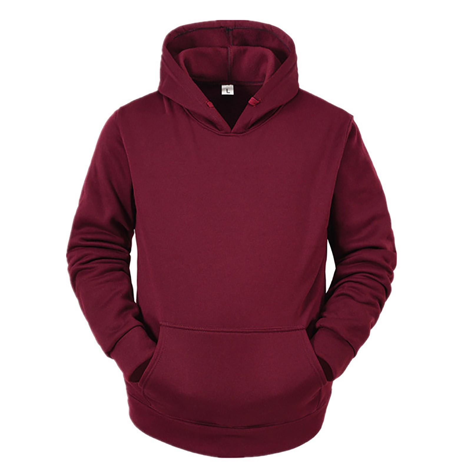 Lässiger langärmliger Kapuzenpullover mit Kordelzug für Männer und Frauen für Liebhaber. 14 Farben erhältlich M-3XL M von Joom DACH