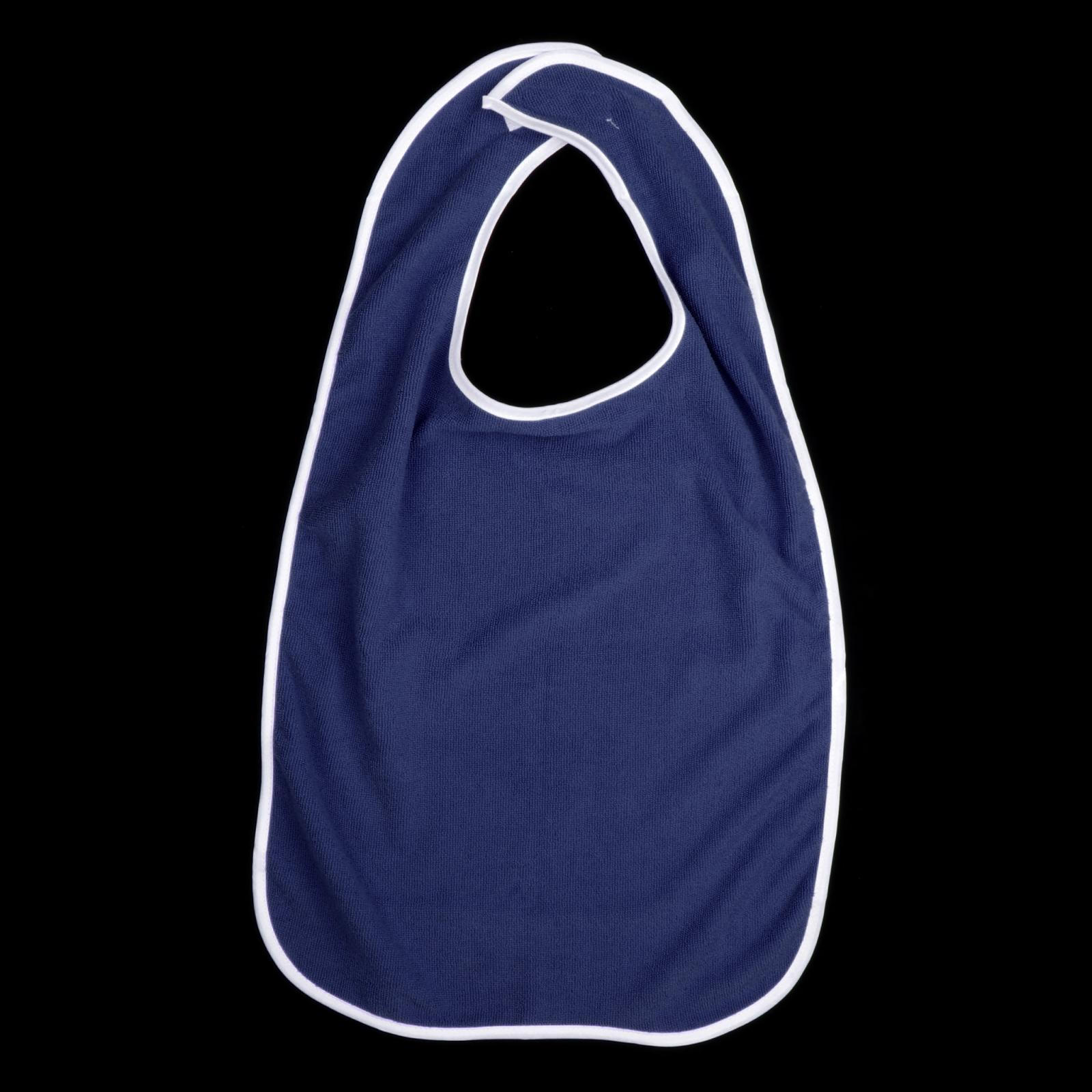 Lätzchen für Erwachsene zum Essen für Frauen/Männer/ältere Menschen, waschbar, Kleidungsschutz & dunkelblau von Joom DACH