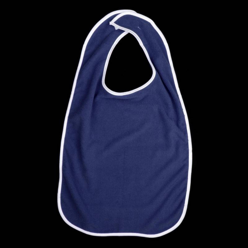 Lätzchen für Erwachsene zum Essen für Frauen/Männer/ältere Menschen, waschbar, Kleidungsschutz & dunkelblau von Joom DACH
