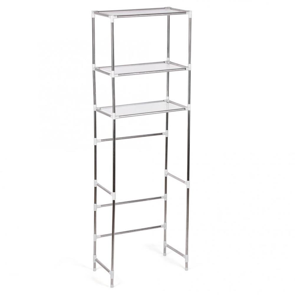 Lagerregal Über Toilette Waschküche Waschmaschine Badezimmer 3-stufiges Regal Organizer 165*53cm White von Joom DACH