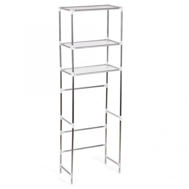 Lagerregal Über Toilette Waschküche Waschmaschine Badezimmer 3-stufiges Regal Organizer 165*53cm White von Joom DACH
