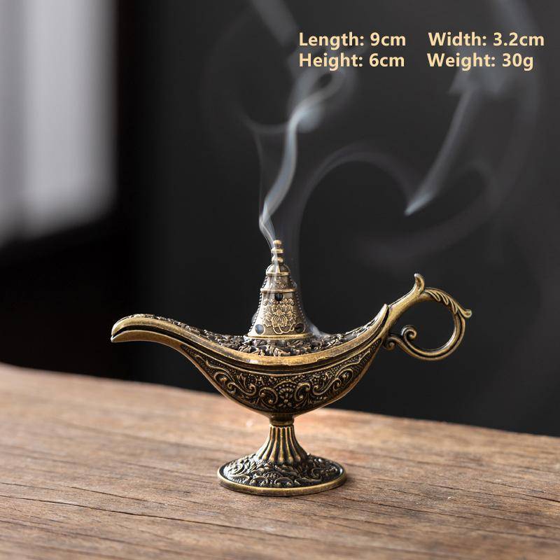 Lampe im Antikstil Metall Räuchergefäß Duftend Unparfümiert Kerzenhalter Heimdeko Geschenk Arabisches Räuchergefäß S von Joom DACH