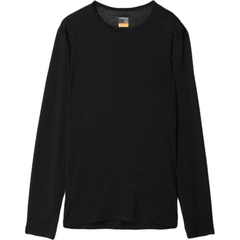 Langarmshirt Cut and Sew Long M Merino 200 Oasis LS Crewe Schwarz L [Ice Breaker] T-Herren von Joom DACH