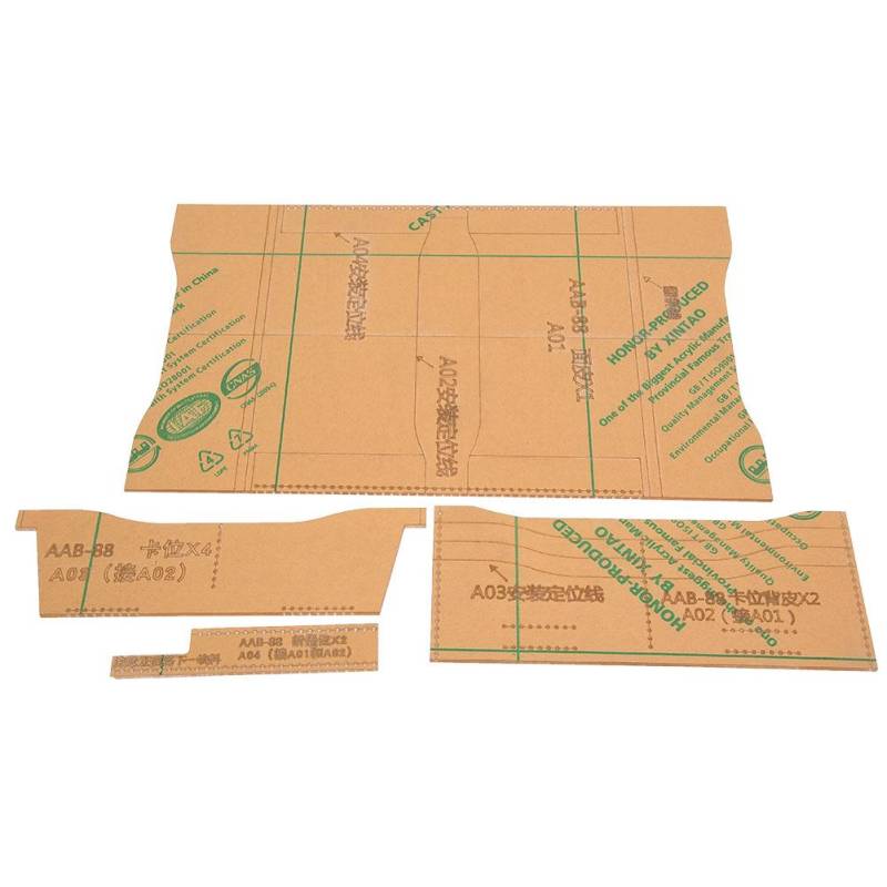 Lange Geldbörse Muster Vorlage Acryl Schablone DIY Lederhandwerk Form Werkzeug von Joom DACH