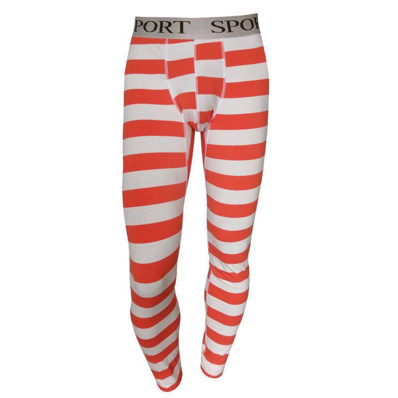 Lange Unterhose aus Baumwolle mit Streifenmuster für Herren, warme Unterwäsche für Herbst/Winter XXL Lange Unterhose aus Baumwolle mit Streifenmuster für Herren, warme Unterwäsche für Herbst/Winter XXL von Joom DACH