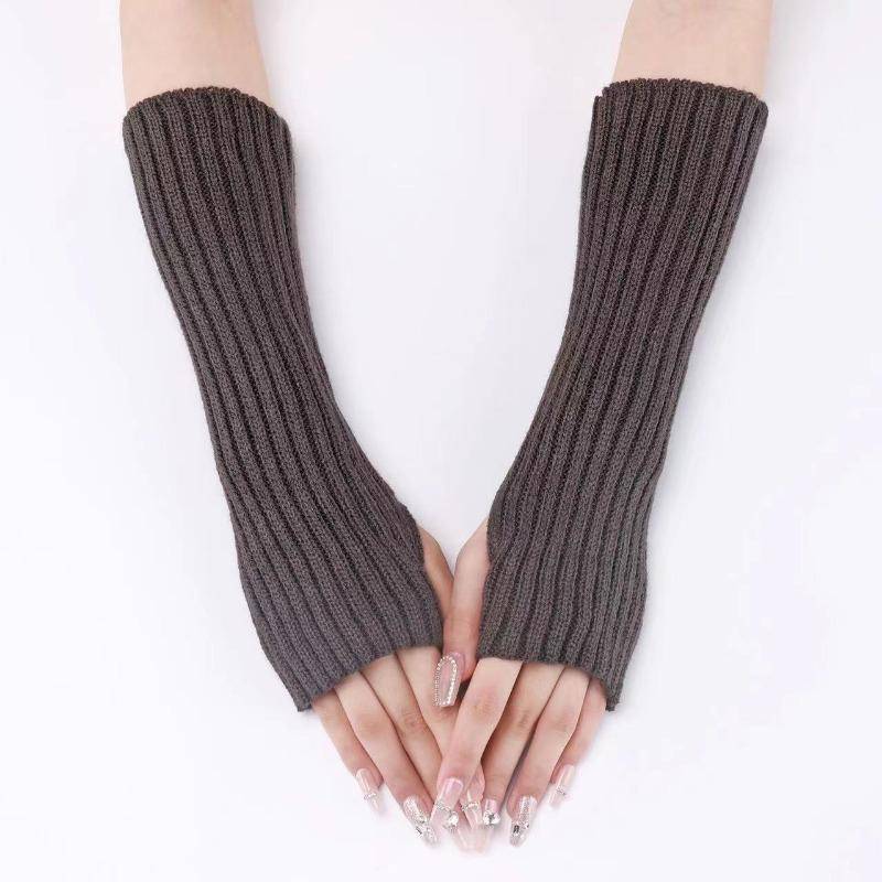 Lange fingerlose Handschuhe Damen Fäustlinge Winter Armwärmer Gestrickte Armmanschette Mode Lässig Weiche Mädchen Kleidung Punk Gothic Handschuhe one size dunkelgraue Lange fingerlose Handschuhe Damen Fäustlinge Winter Armwärmer Gestrickte Armmanschette Mode Lässig Weiche Mädchen Kleidung Punk Gothic Handschuhe one size dunkelgraue von Joom DACH