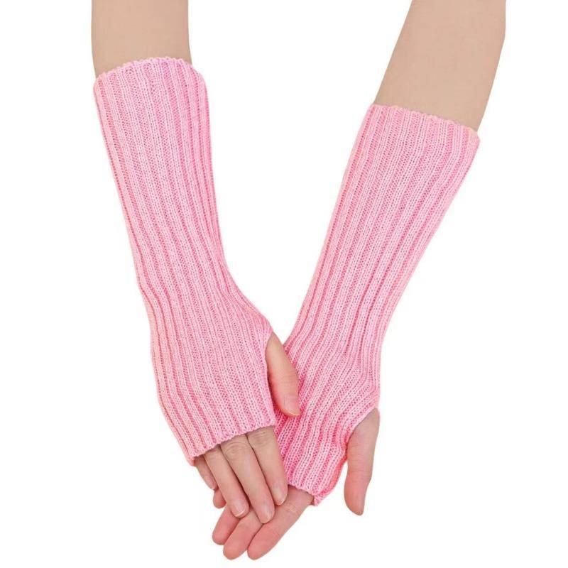 Lange fingerlose Handschuhe Damen Fäustlinge Winter Armwärmer Gestrickte Armmanschette Mode Lässig Weiche Mädchen Kleidung Punk Gothic Handschuhe one size rosa Lange fingerlose Handschuhe Damen Fäustlinge Winter Armwärmer Gestrickte Armmanschette Mode Lässig Weiche Mädchen Kleidung Punk Gothic Handschuhe one size rosa von Joom DACH