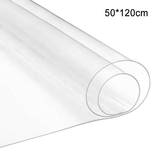Langlebige transparente PVC-Folie Tasche Handtasche Schreibtischunterlage Regenschirm DIY Stoffmaterial 50cm x 120cm von Joom DACH