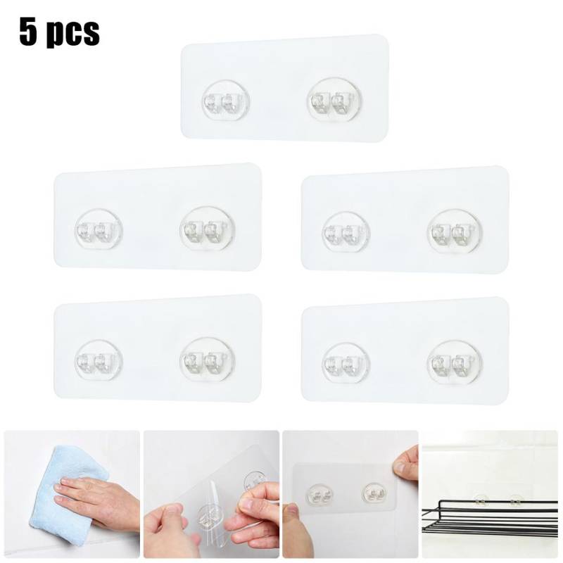 Langlebiger Badezimmer-Regal-Aufkleber, Haken aus ABS/PVC Langlebiger Badezimmer-Regal-Aufkleber, Haken aus ABS/PVC von Joom DACH