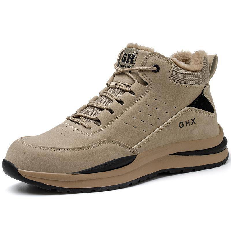 Lao Bao Schuhe Herren Stahlkappe Bruchsicher und Durchstichsicher Deodorant Abriebfest Rutschfest Werkzeugschuhe 46 von Joom DACH