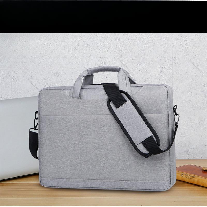 Laptop Laptoptasche Bürotasche Business Großes Fassungsvermögen Umhängetasche Aktentasche 16 graue von Joom DACH
