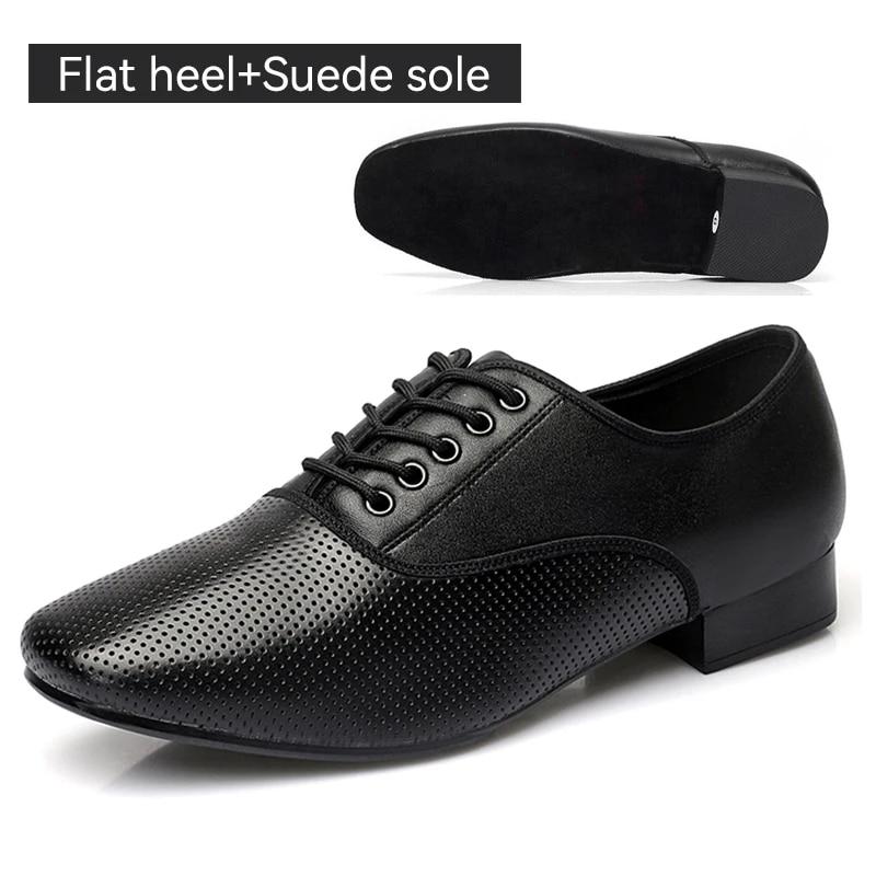 Latin Dance Schuhe Für Männer Schwarz Moderne Tanz Schuhe Salsa Ballsaal Tango Latin Schuhe Für Jungen Männer Flache Ferse Kostenloser Versand 45 von Joom DACH