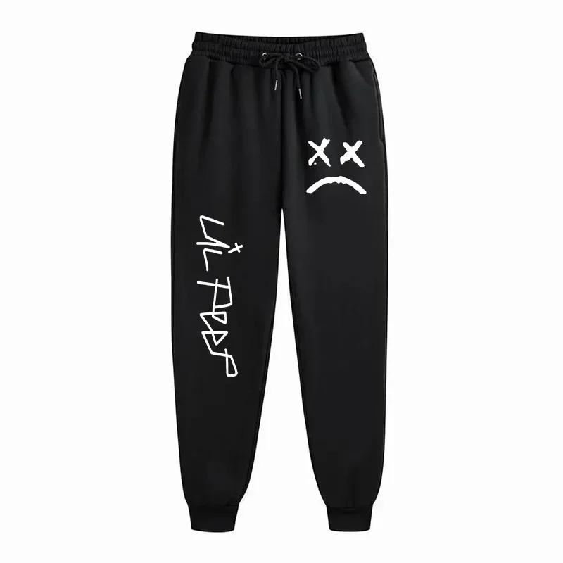 Lauf-Jogginghose Lil Peep Cry Baby Herren Weich Bodybuilding Jogger Sweatpants Lange Hose Sporttraining L von Joom DACH