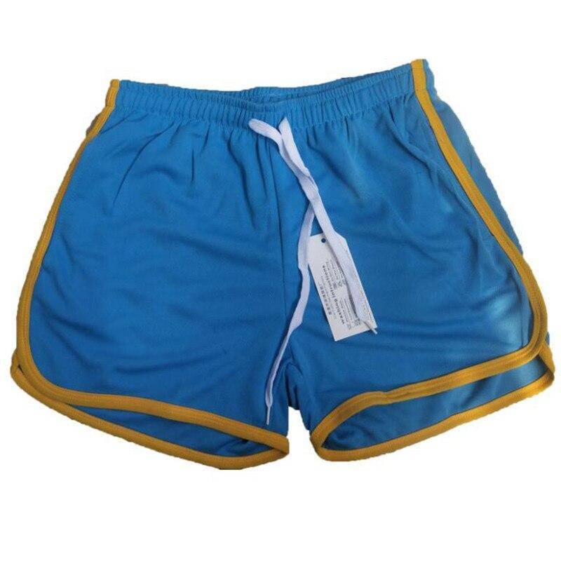 Laufshorts Herren Gym Fitness Training Gitf Schnelltrocknend Beach Short Pants Männlich Sommer Sport Workout Fitness Unterteile M hellblaue von Joom DACH