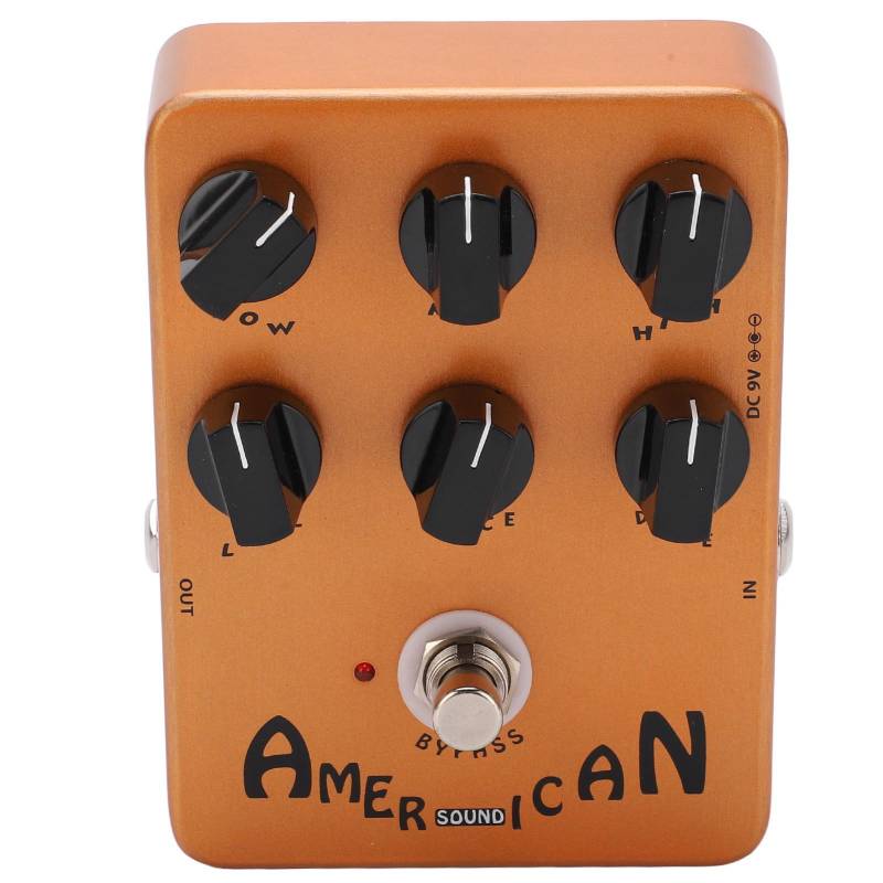 Lautsprechersimulator E-Gitarren-Boxensimulation Effektpedal 6 Knöpfe Einstellung 6mA von Joom DACH