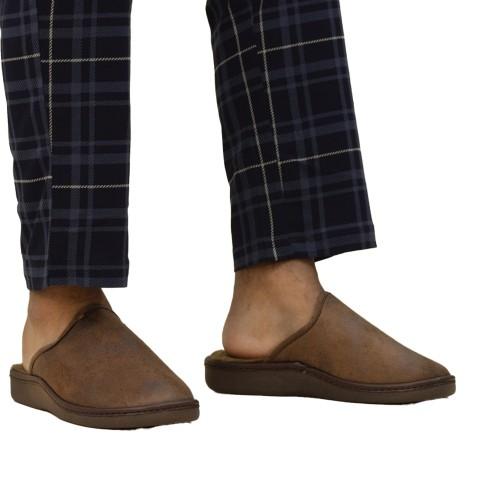Lazy Dogz Herren Glen II Slip-On-Hausschuhe aus Kunstleder 9 UK braun von Joom DACH