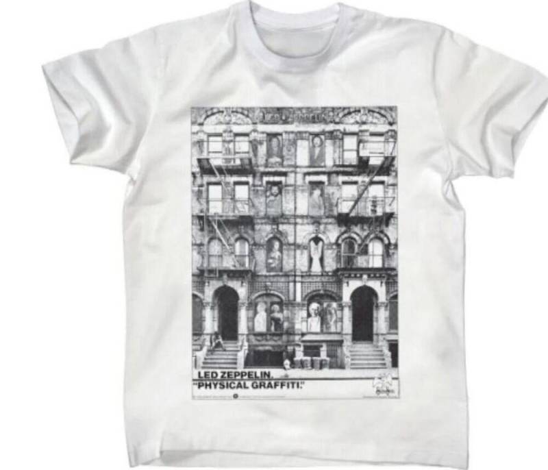 Led Zeppelin Physical Graffiti Herren T-Shirt - Sonderanfertigung M von Joom DACH