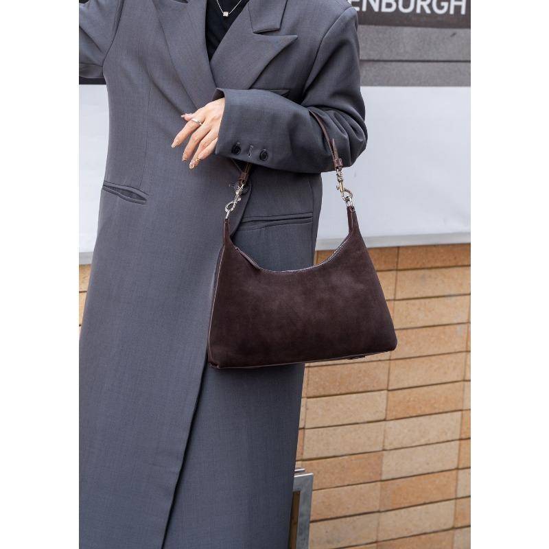 Leder Achseltasche Tragetasche Damenmode Große Kapazität Pendeln Schultertasche Diagonale Umhängetasche Damen 31 * 23 * 8CM von Joom DACH