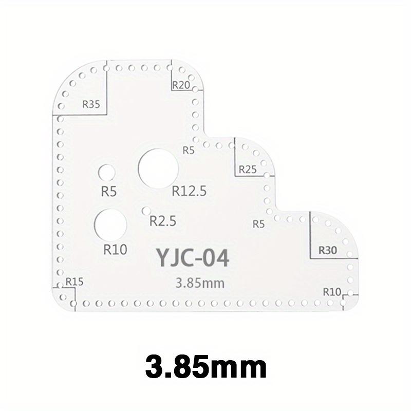 Leder Acryl Vorlage DIY Leathercraft Zeichnung Scrapbooking Prägung Dekorative Ecke Muster Nähen Schablone Werkzeug von Joom DACH