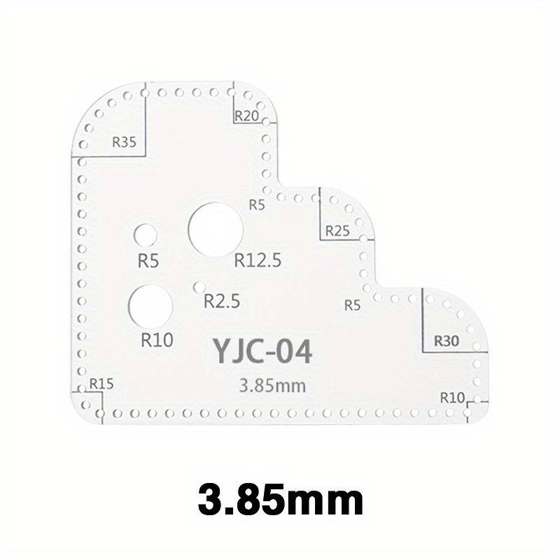 Leder Acryl Vorlage DIY Leathercraft Zeichnung Scrapbooking Prägung Dekorative Ecke Muster Nähen Schablone Werkzeug von Joom DACH