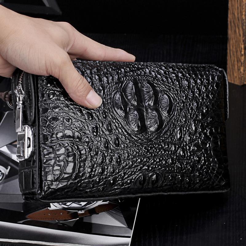 Leder Clutch für Herren Lange Handytaschen Clutch für Damen Münzbörse Kreditkartentasche Damen Geldbörse Herren Ledertasche von Joom DACH