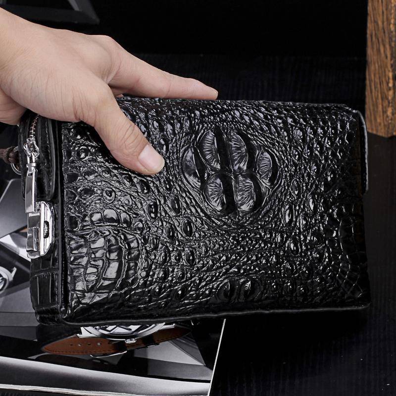Leder Clutch für Herren Lange Handytaschen Clutch für Damen Münzbörse Kreditkartentasche Damen Geldbörse Herren Ledertasche von Joom DACH