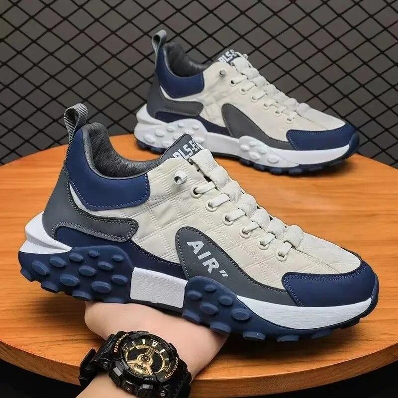 Leder Männer Schuhe Turnschuhe Trend Casual Schuh Italienische Atmungsaktive Freizeit Männlichen Turnschuhe Nicht-slip Schuhe Männer Vulkanisierte Schuhe 39 von Joom DACH