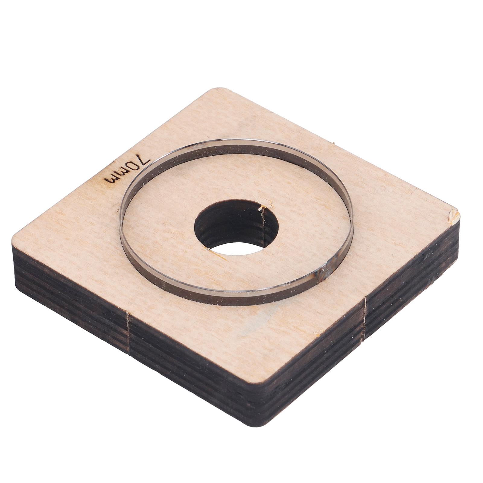 Leder Stanzform Runde Form Stanzschneider Bastelform Werkzeug 70mm Durchmesser für Papier Gummi von Joom DACH