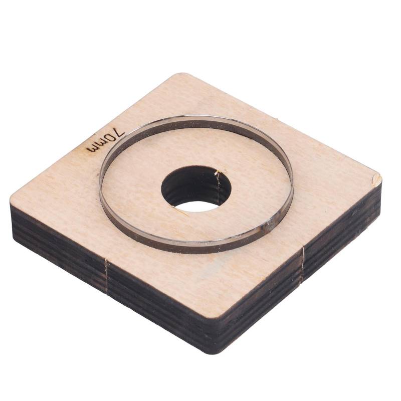 Leder Stanzform Runde Form Stanzschneider Bastelform Werkzeug 70mm Durchmesser für Papier Gummi von Joom DACH