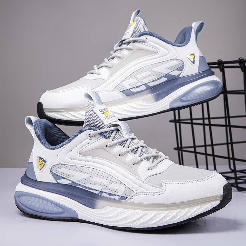 Leder Wasserdichte Herren Wanderschuhe Hochwertige Rutschfeste Pendel-Sneaker Herren Outdoor Jogging Sportschuhe Männliches Schuhwerk 44 von Joom DACH