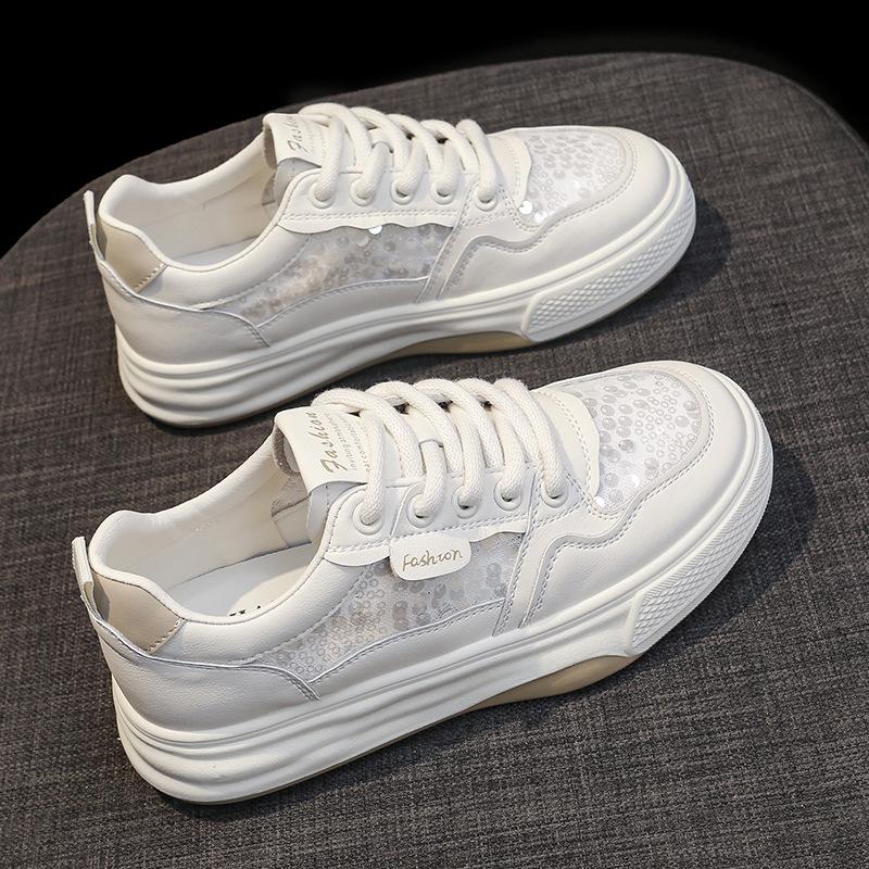 Leder Weiche Sohle Mesh Atmungsaktiv Kleine Weiße Schuhe Kinder Sommer Neue Flache Basisplatte Schuhe Lässige Sportschuhe Einzelne Schuhe 40 von Joom DACH