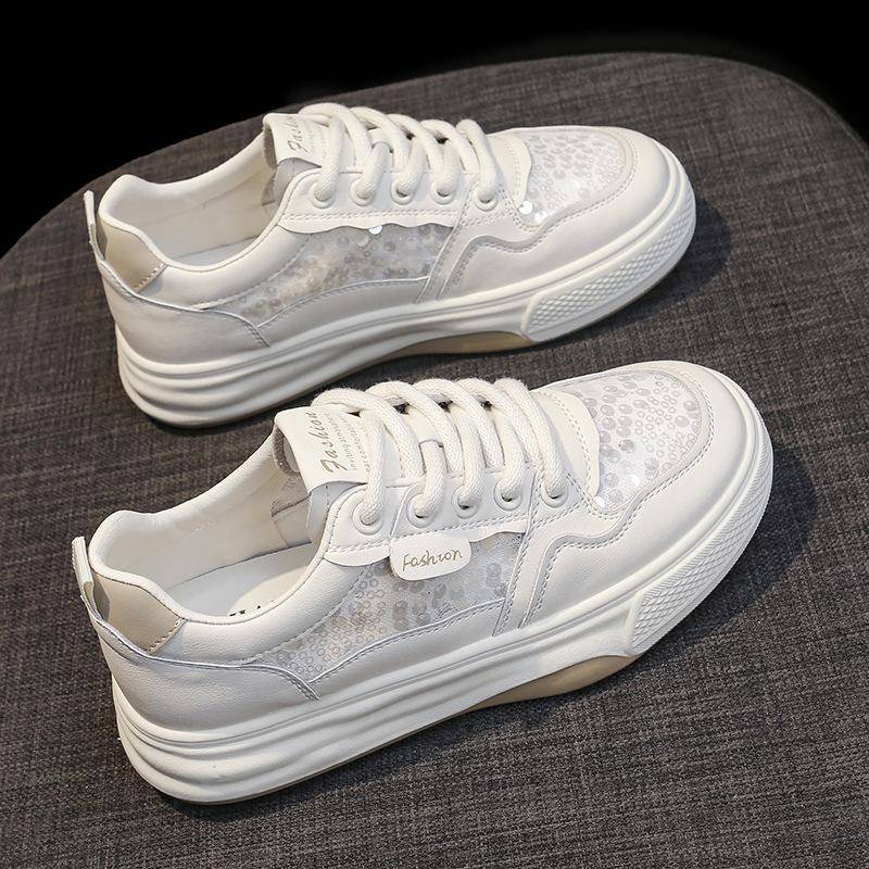 Leder Weiche Sohle Mesh Atmungsaktiv Kleine Weiße Schuhe Kinder Sommer Neue Flache Basisplatte Schuhe Lässige Sportschuhe Einzelne Schuhe 40 von Joom DACH