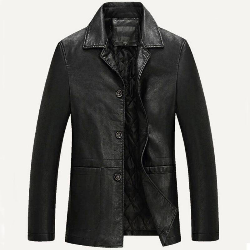 Lederjacke Männer Weiche PU Männlichen Business Casual Mäntel Mann Jaqueta Masculinas Inverno Couro Große Größe XXXL 4XL L schwarz Lederjacke Männer Weiche PU Männlichen Business Casual Mäntel Mann Jaqueta Masculinas Inverno Couro Große Größe XXXL 4XL L schwarz von Joom DACH