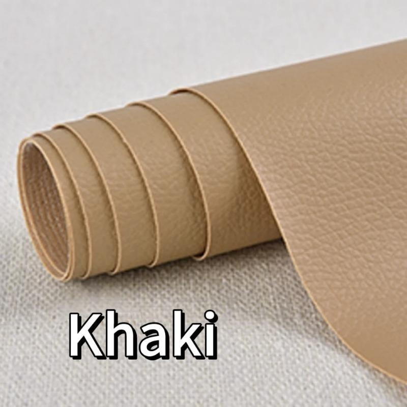 Lederreparaturband, selbstklebende Lederflicken, wasserdichte Sofa-Reparatur, Lederaufkleber, DIY-Aufkleber für Autositze, Möbelreparatur 20*137cm khaki von Joom DACH