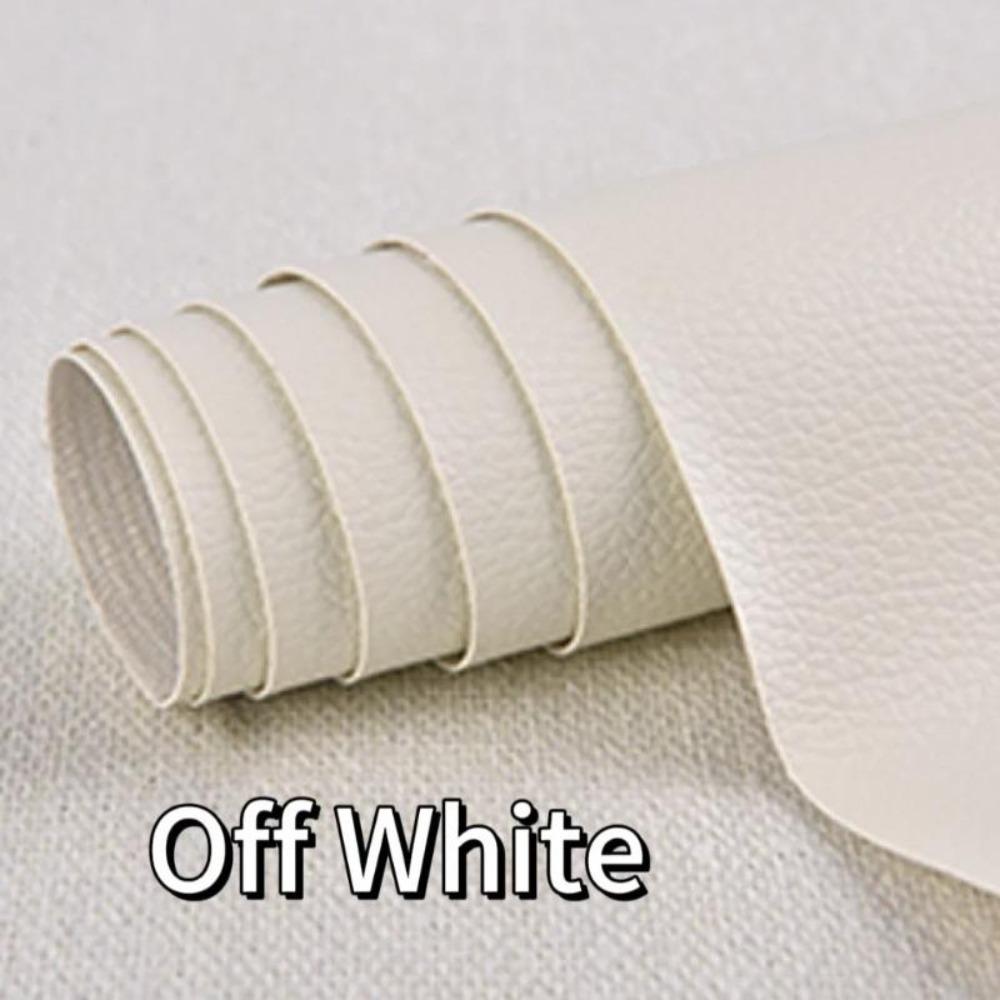 Lederreparaturband, selbstklebende Lederflicken, wasserdichte Sofa-Reparatur, Lederaufkleber, DIY-Aufkleber für Autositze, Möbelreparatur 20*137cm weiß von Joom DACH