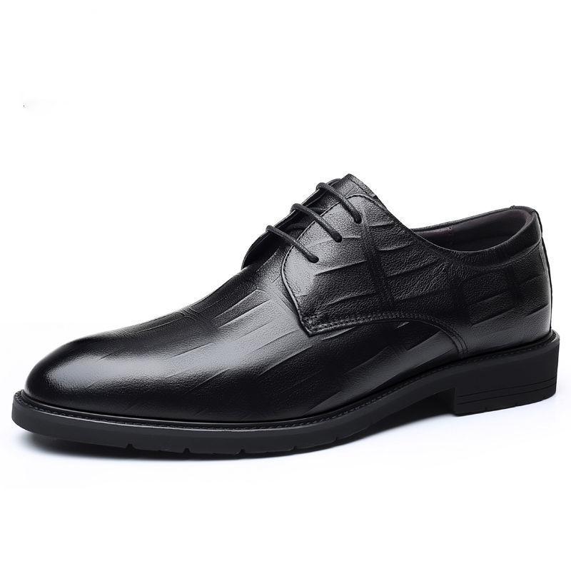 Lederschuhe Herren Business Formal Leder Spitzschuh Britischer Casual Herbst Koreanischer Stil Trendy Jugend Schwarz Bräutigam Hochzeitsschuhe 45 von Joom DACH