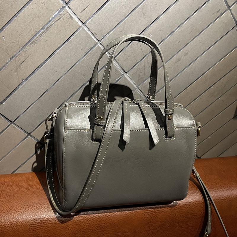 Ledertasche Damen Frühling/Sommer Crossbody Bag Pendler Hand Bill Schultertasche Vintage Tragetasche 25H * 20W * 15Thick CM von Joom DACH