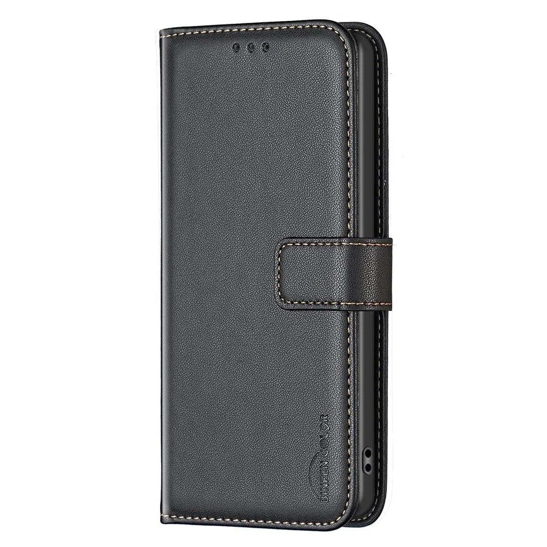 Ledertasche für Samsung Galaxy A55 A54 A53 A52 A51 A42 5G A35 A33 A32 5G S23FE S24 S23 S22 Ultra Flip Wallet Schutzhülle Samsung A55 schwarz von Joom DACH