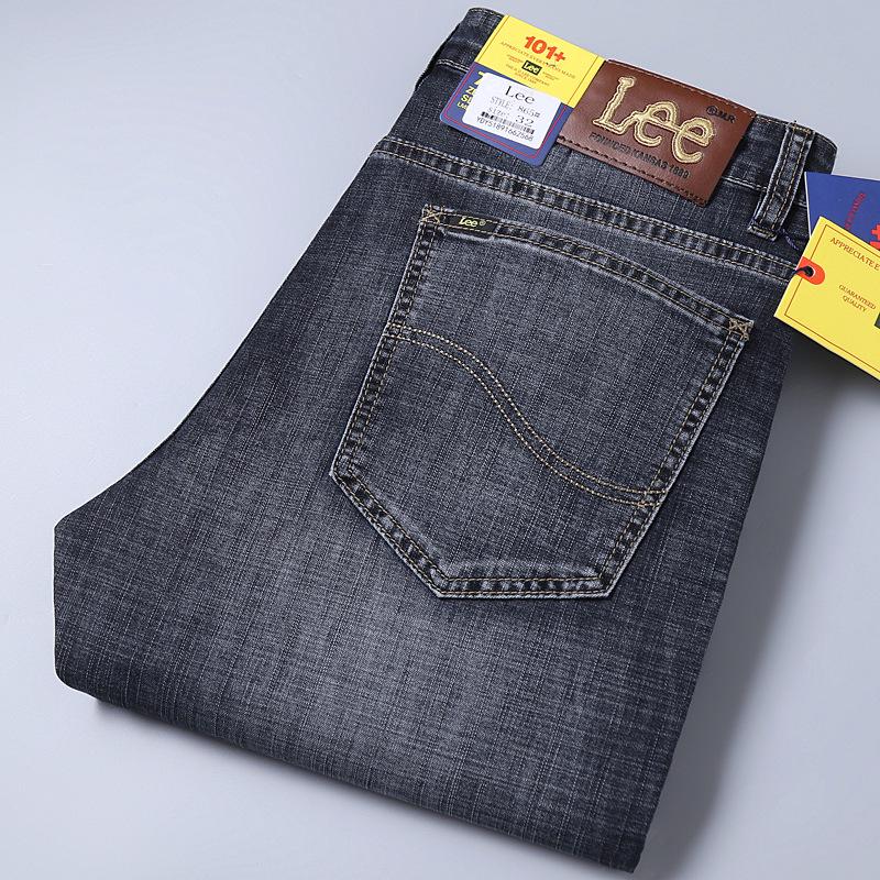 Lee Herren Jeans mit dickem, elastischem Straight-Leg für Herbst/Winter – lässige Slim Fit-Passform für den Business-Stil mittleren Alters 36 von Joom DACH