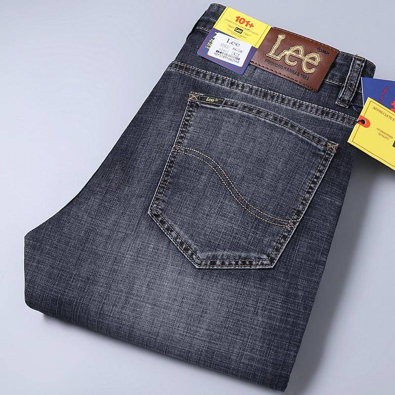 Lee Herren Jeans mit dickem, elastischem Straight-Leg für Herbst/Winter – lässige Slim Fit-Passform für den Business-Stil mittleren Alters 36 von Joom DACH