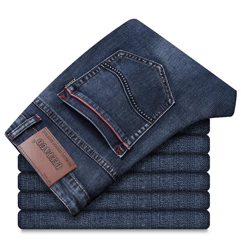 Leepaud Autumn Slim Fit Herren-Jeans mit koreanischer Mittelbund 34 von Joom DACH