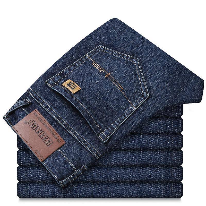 Leepaud Autumn Slim Fit Herren-Jeans mit koreanischer Mittelbund 34 von Joom DACH