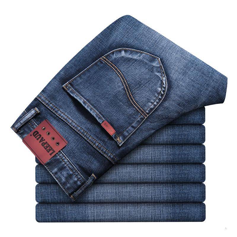 Leepaud Autumn Slim Fit Herren-Jeans mit koreanischer Mittelbund 36 von Joom DACH