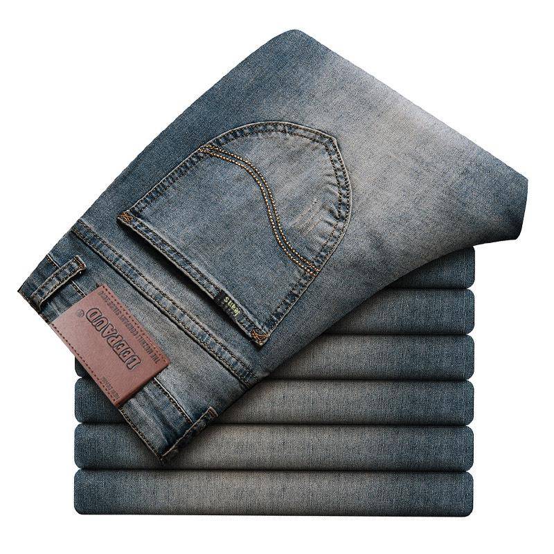 Leepaud Autumn Slim Fit Herren-Jeans mit koreanischer Mittelbund 40 von Joom DACH